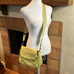 American Leather Co. Leather Citrus Crossbody with Two Straps